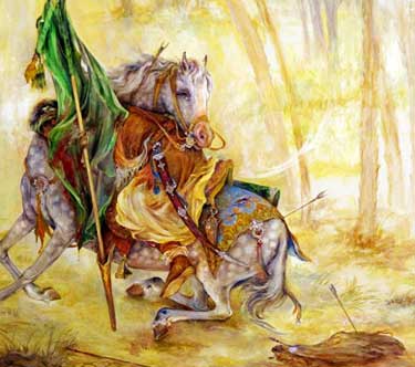 حسین گفت اکنون پشتم شکست